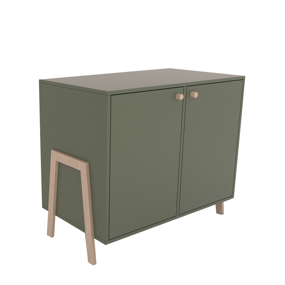 Commode Polly Basic met deurtjes