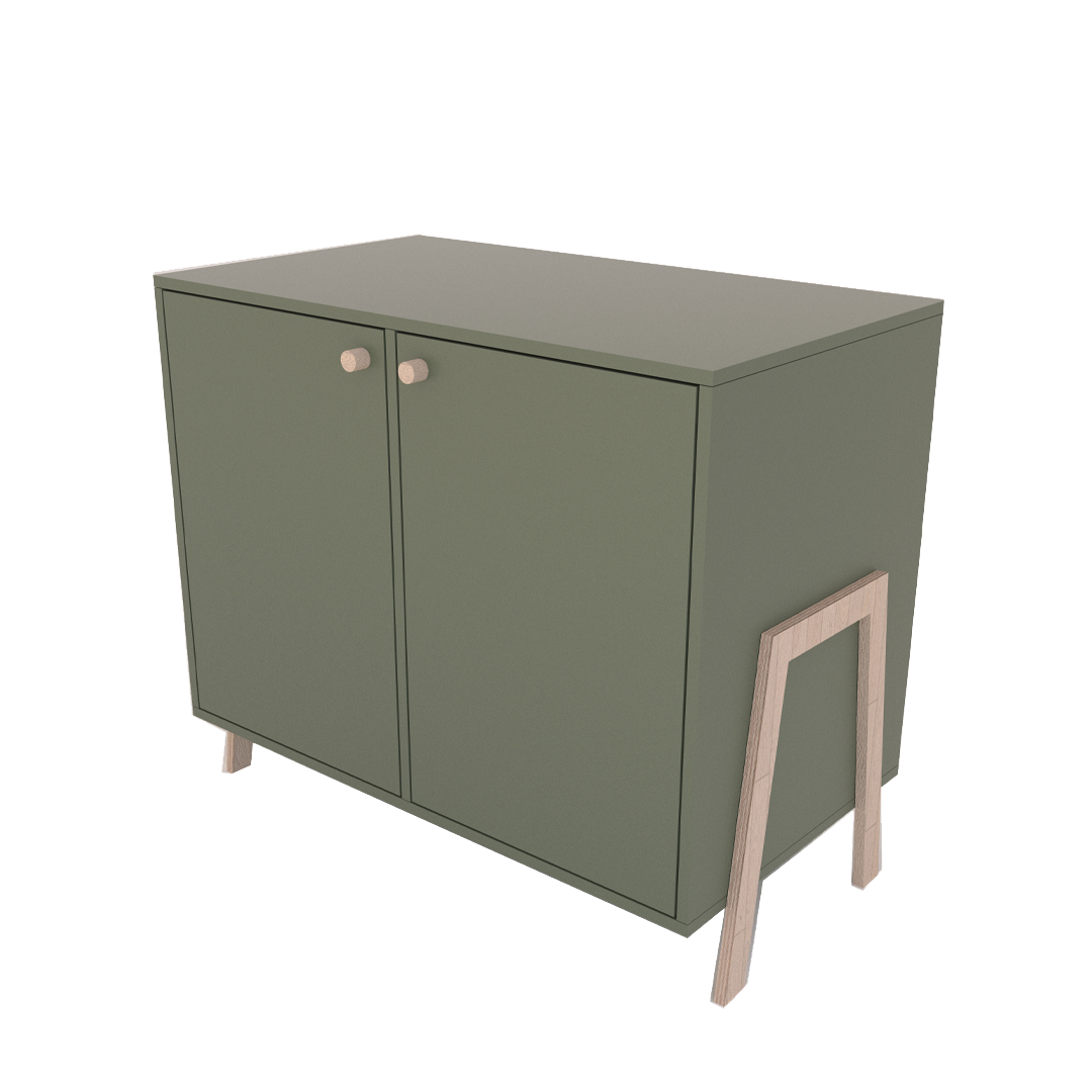 Commode Polly Basic met deurtjes