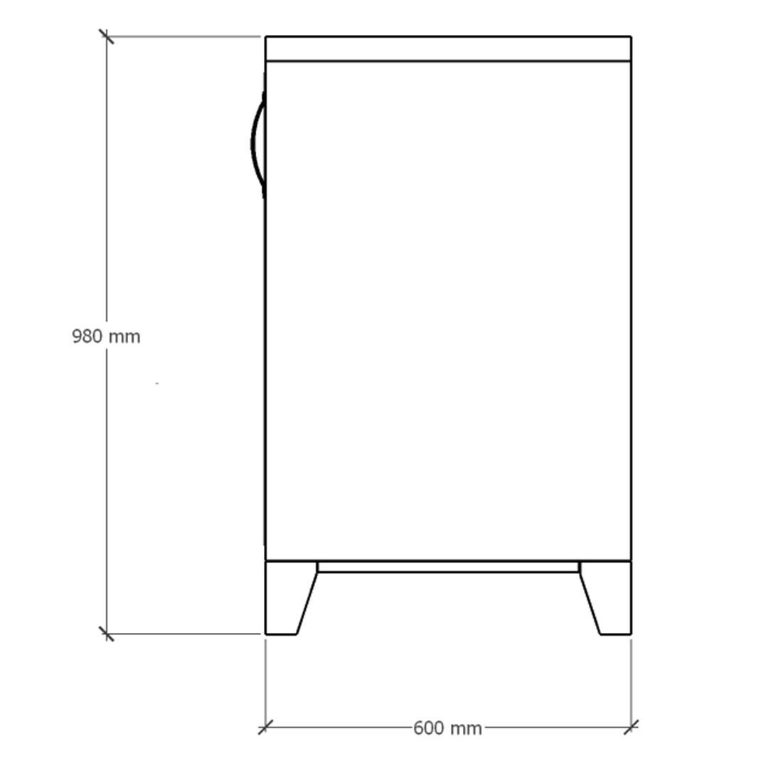 Commode Pepper Basic met deurtjes